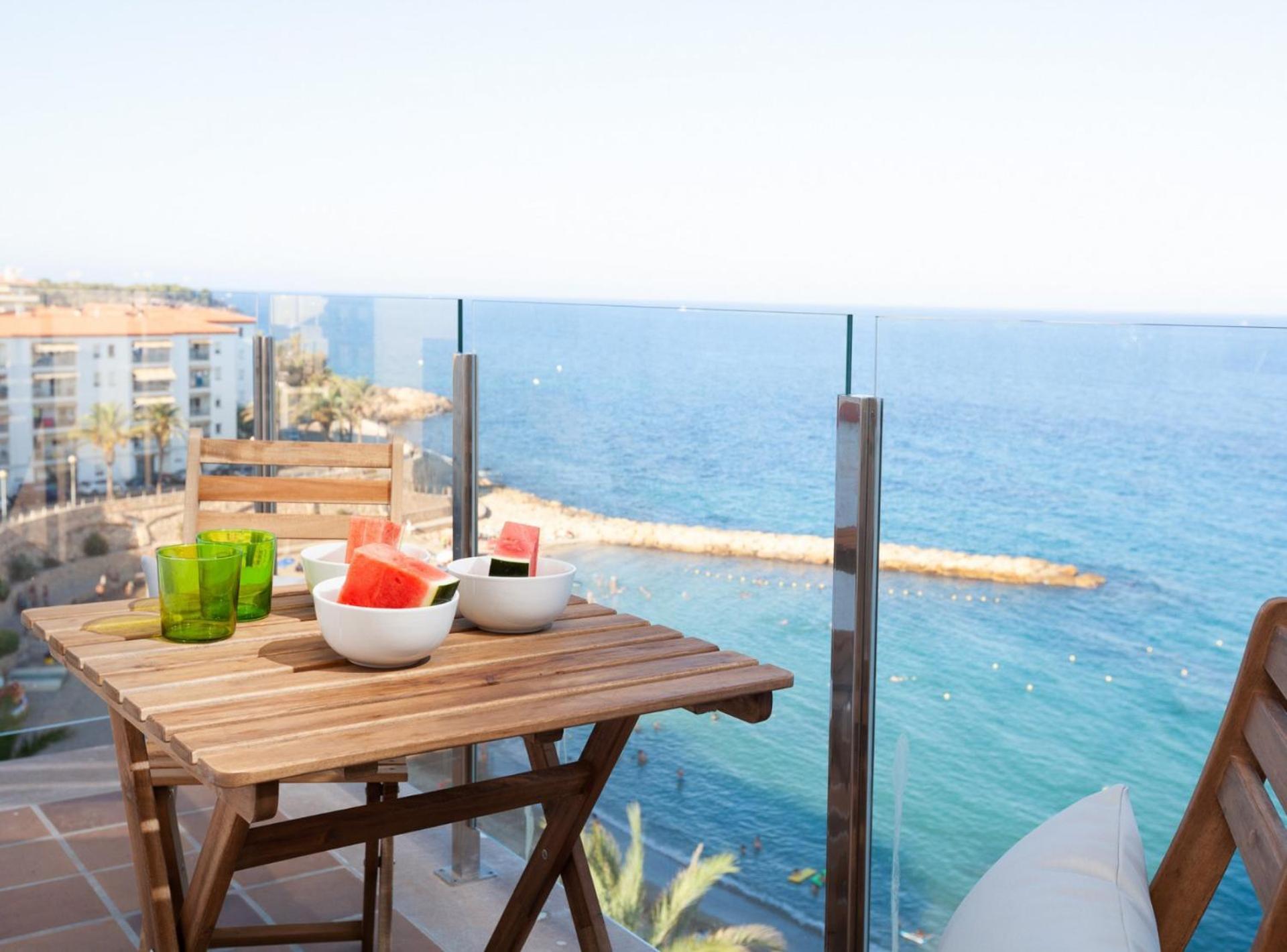 La Cala Beach 4A Deluxe Apartment With Terrace L'Ametlla de Mar Exteriör bild